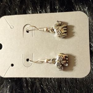 Dainty Elephant Earrings